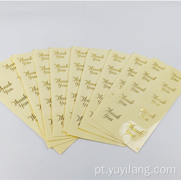 Imprimir transparente rótulo de etiqueta de vinil PVC